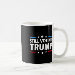 Caneca De Café Votando Trump 2024 Homens Patrióticos da Bandeira