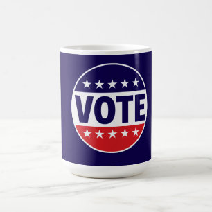 Caneca De Café VOTE — Faça Sua Voz Ser Ouvida