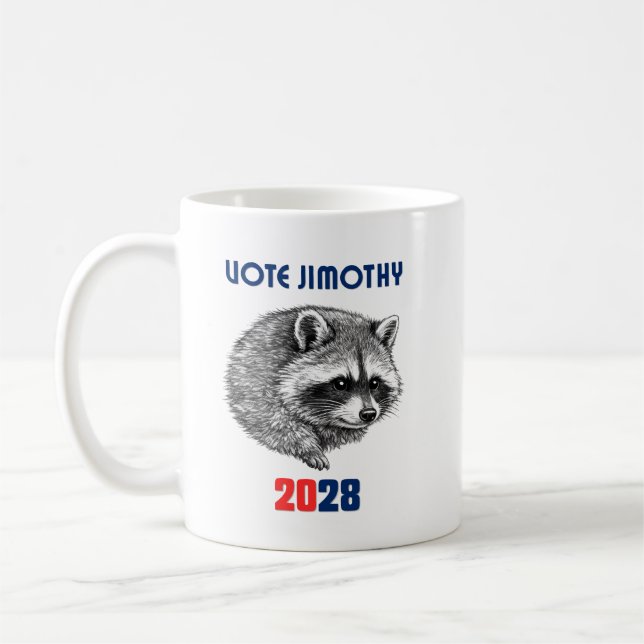 Caneca De Café Vote Jimothy 2028 (Esquerda)