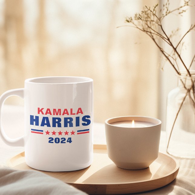 Caneca De Café Vote Kamala Harris 2024 Campanha Café Mug (Criador carregado)