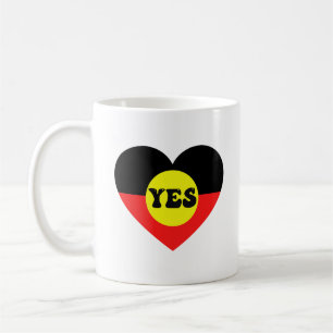 Caneca De Café Vote Sim à Voz - Voz Indígena
