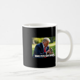 Caneca De Café Vote Trump Mega Torne Os Animais Seguros Novamente