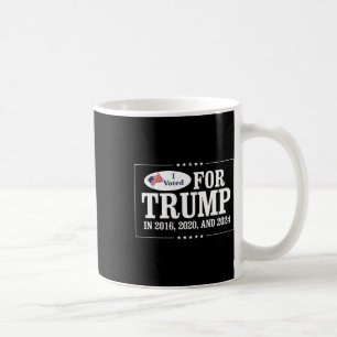 Caneca De Café Votei A Favor Da Trump Em 2016 2020 E 2024