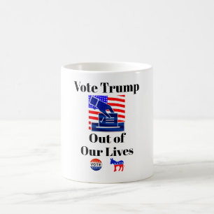 Caneca De Café Votem o Despejo das Nossas Vidas Coffee Mug
