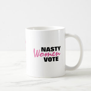 Caneca De Café Voto desagradável 2016 das mulheres
