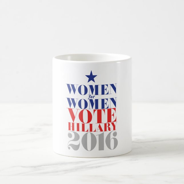 CANECA DE CAFÉ VOTO HILLARY 2016 (Centro)