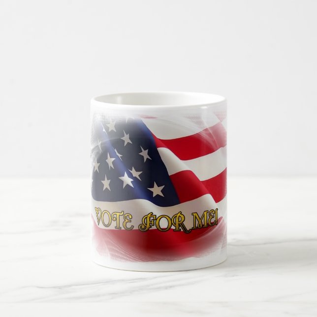 Caneca De Café Voto para mim (Centro)