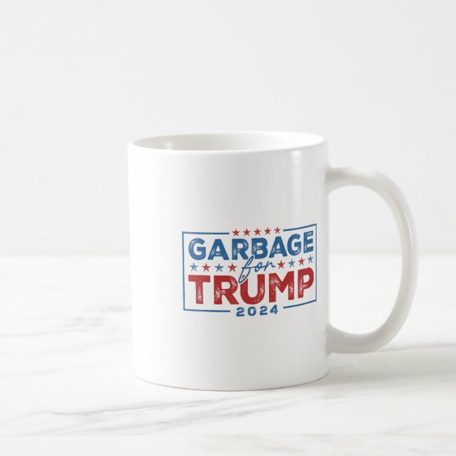 Caneca De Café Voto para Trump Vance Outlaw Hillbilly (Direita)