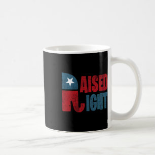 Caneca De Café Votou Elefante Republicano Levantado à Direita Rep