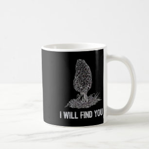 Caneca De Café Vou Encontrar-Te Morel Mushroom Caçando Engraçado