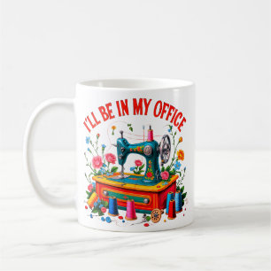 Caneca De Café Vou Estar No Meu Escritório, Engraçado Cozinhando 