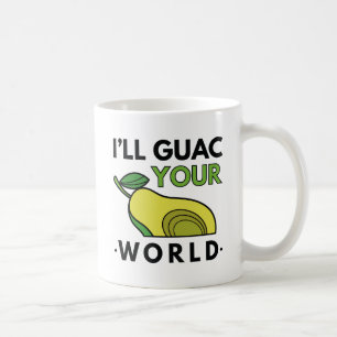 Caneca De Café Vou Guac Seu Mundo