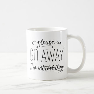 Caneca De Café Vou por favor afastado eu Introverting
