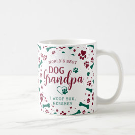 Caneca De Café Vovô Cachorro Vovô Personalizado Foto Pet Natal