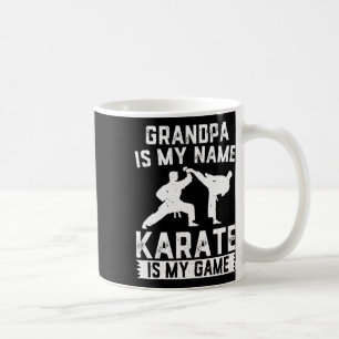 Caneca De Café Vovô Chama-Se Karate É Meu Jogo - Karate Gran