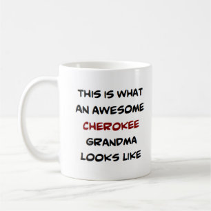 Caneca De Café vovó cherokee, incrível