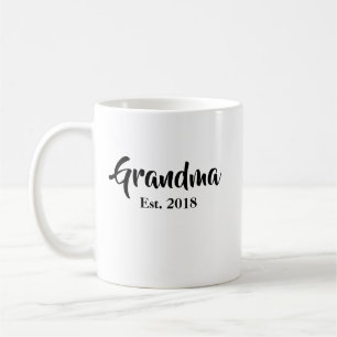 Caneca De Café Vovó Criada Em 2018 Mug
