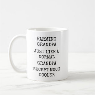 Caneca De Café Vovô da Fazenda Muito Mais Legal Engraçado