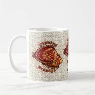 Caneca De Café Vovô de pesca