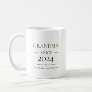 Caneca De Café Vovó Desde o Ano do Costume Nossa Maior Benção