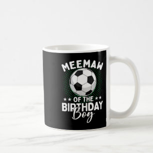 Caneca De Café Vovó Do Aniversariante De Futebol Cumprimentos De