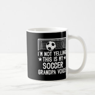 Caneca De Café Vovô do Futebol Voz Vovô De Um Jogador De Futebol