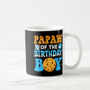 Caneca De Café Vovô Do Menino Do Aniversário Leite E Biscoitos 1º