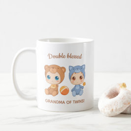 Caneca De Café Vovó do Twins Bear Bear Bear