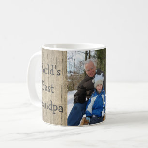 Caneca De Café Vovô e a madeira do mundo o melhor