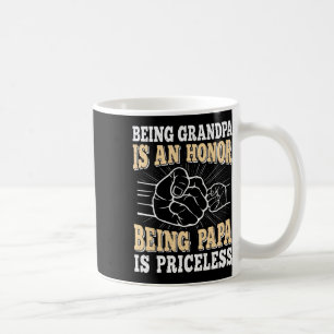 Caneca De Café Vovô É Uma Honra Ser Papa É Um Pai Inestimável Fa