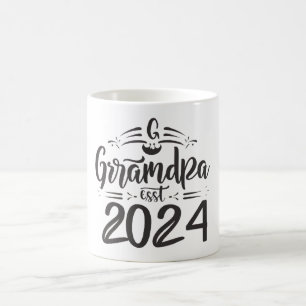 Caneca De Café vovô est 2024, Promovido Ao Vovô Est. 2024