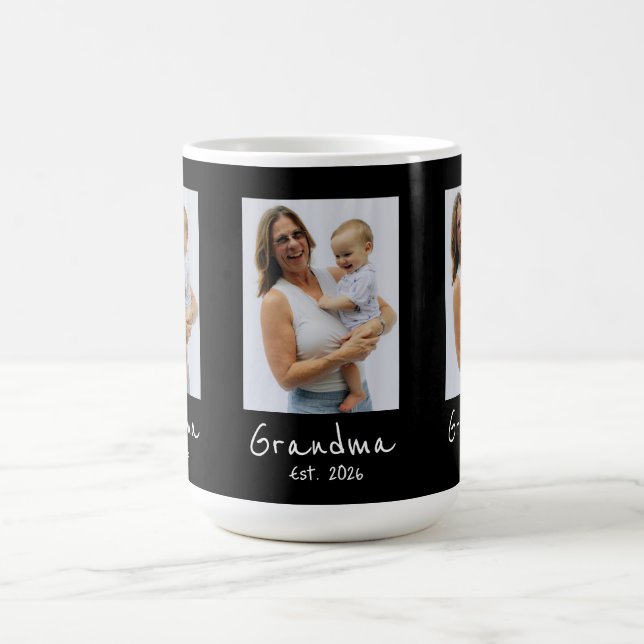 Caneca De Café Vovó Est. Roteiro branco 3 foto (Centro)