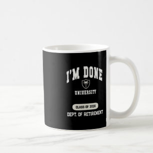 Caneca De Café Vovó Estou Formado Universidade Aposentado 2026 Pa