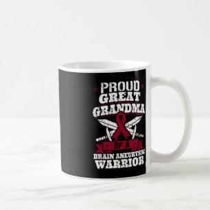 Caneca De Café Vovó Excelente Orgulhosa De Um Aneurisma Do Cérebr