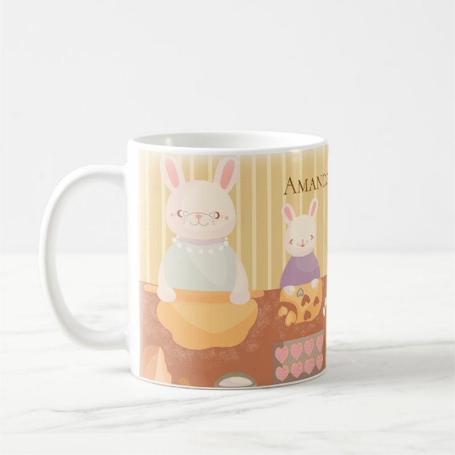 Caneca De Café Vovó Fazendo Biscoitos (Esquerda)