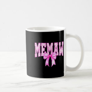 Caneca De Café Vovó floral toile rosa coquete laço avó para