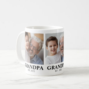 Caneca De Café Vovô Fundado em 3 Foto Dia dos Avós