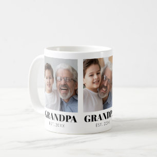 Caneca De Café Vovô Fundado em 3 Foto Dia dos Avós