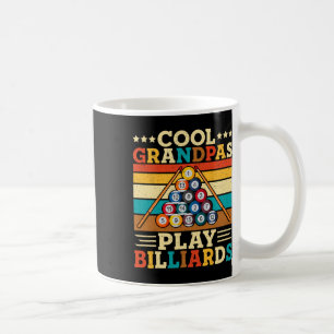 Caneca De Café Vovô legal Tocar Bilhares Retro Snooker Piscina Pl
