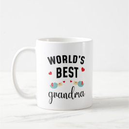 Caneca De Café Vovó Mais Querida do Mundo Presente Fofo para Vovó
