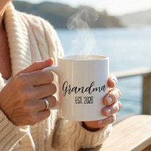 Vovó Minimalista Estabelecida Texto em Letra de Fo