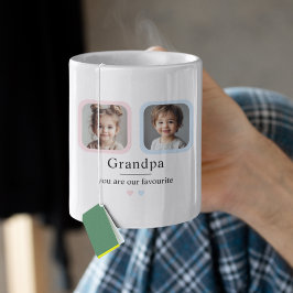 Caneca De Café Vovô Mug Personalizado | "Você É Nosso Favorito" P