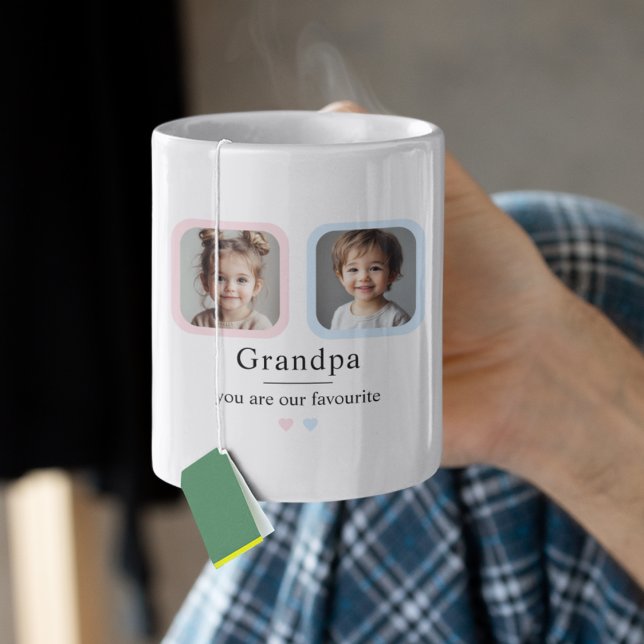 Caneca De Café Vovô Mug Personalizado | "Você É Nosso Favorito" P (Criador carregado)