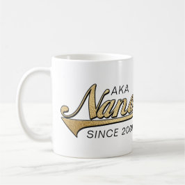 Caneca De Café Vovó Nana Mug "AKA Nana Desde..."