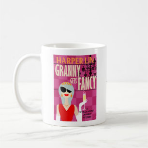 Caneca De Café Vovó obtém Rico pelo Cobrir Harper Lin Book Mug