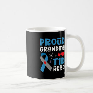 Caneca De Café Vovó Orgulhosa De Um Herói T1D Tipo 1 A Diabetes A