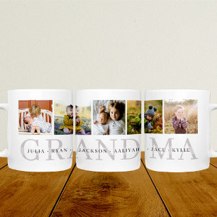 Caneca De Café Vovó Personalizada Fotografia Mug