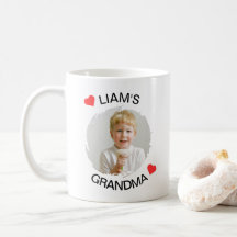 Vovó Personalizada Mug - Cara de Criança Personali