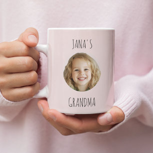 Caneca De Café Vovó personalizada mug com foto de vovô