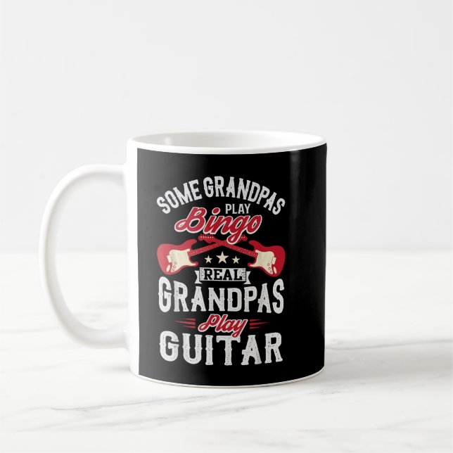 Caneca De Café Vovô Real Toca Violão (Esquerda)